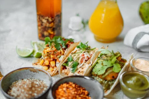 mexican street corn with spices and lime